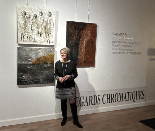 Exposition du groupe de la Maestria  à la Galerie5 de Jonquiere   Nov 2023