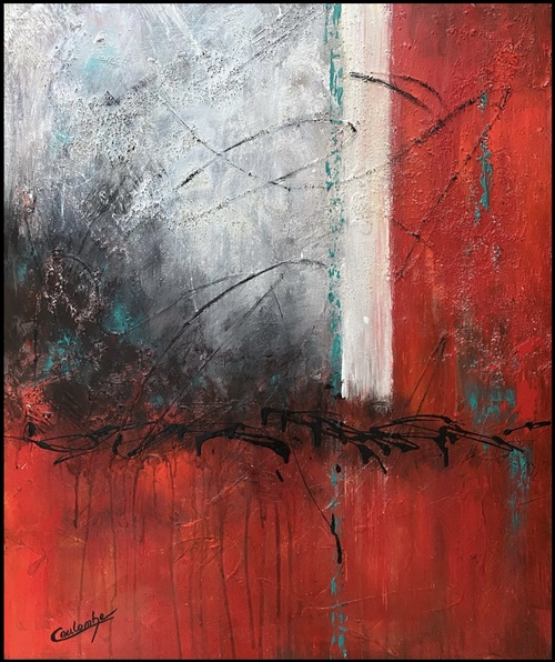 Enfumée. 30 x 36