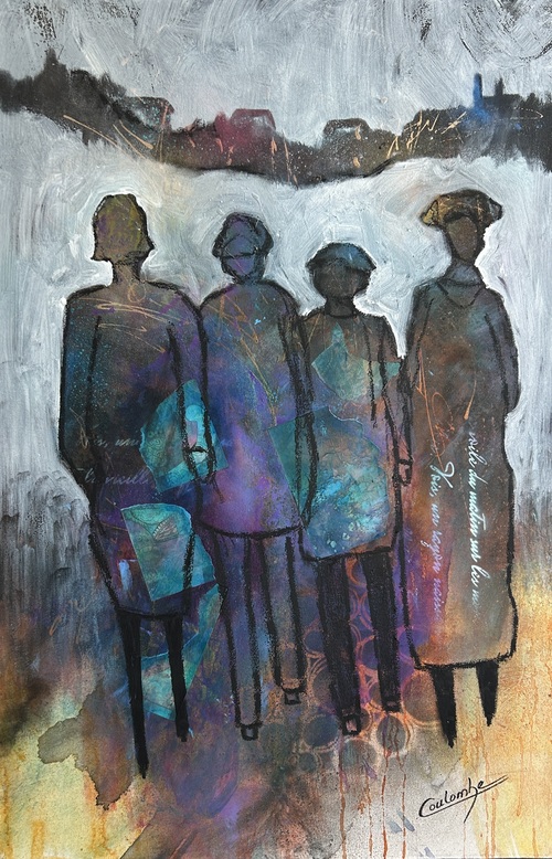 C’est la fête au village. 36x24