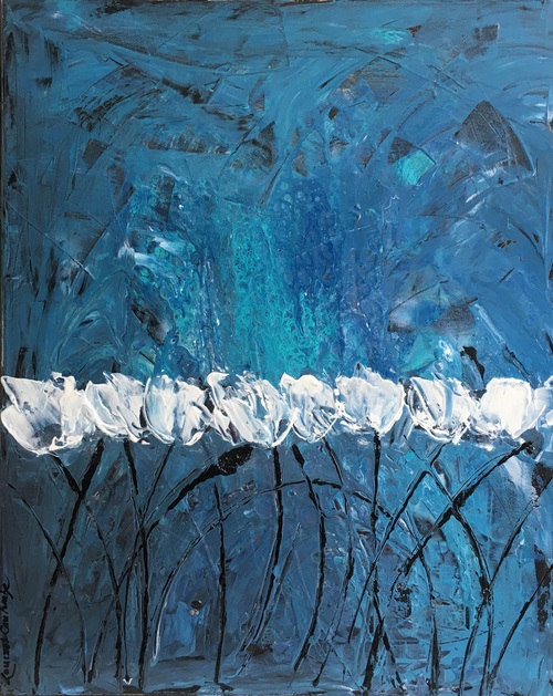 La tête blanche 24 x 36
