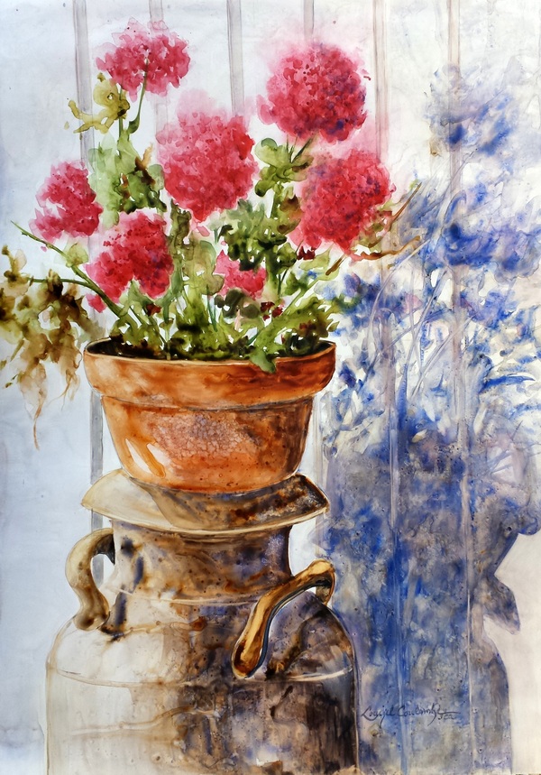 Le temps fait son oeuvre 25 x 35