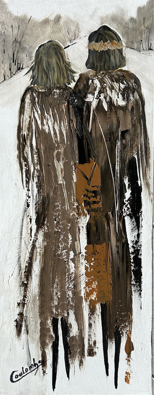 Devant l’inconnu.   36x12