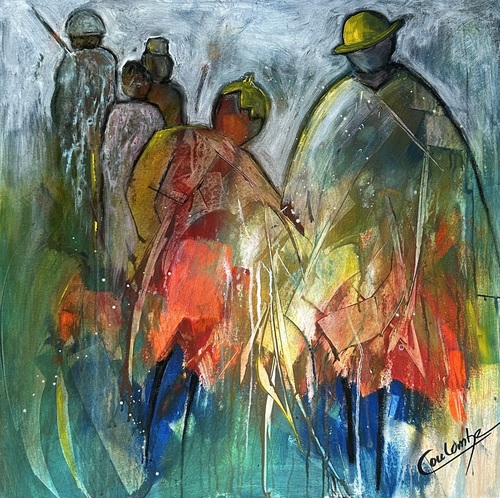 La vie n’est pas toujours un carnaval.    30x30