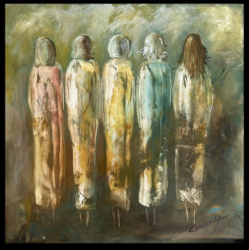 On a mis nos kimonos. 30x30