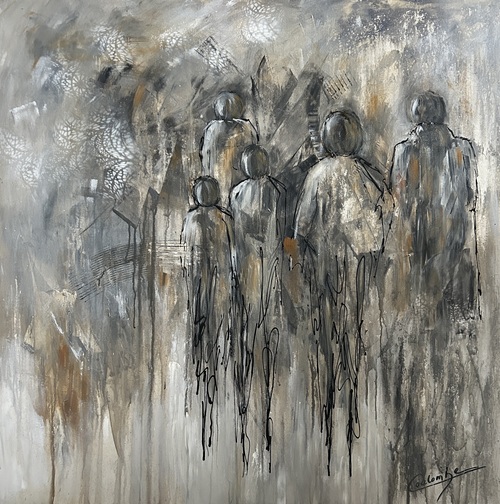 Sous la voûte étoilée.   48x48