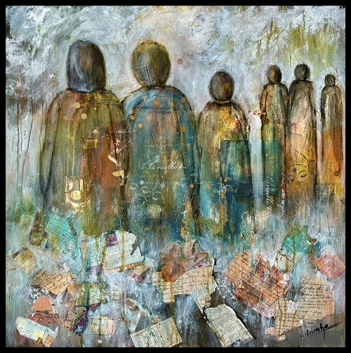 Attention aux paroles déchirantes.  36x36