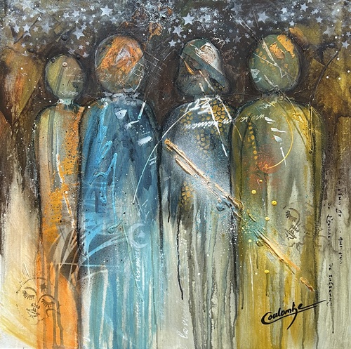 Voyager dans sa tête.  24x24