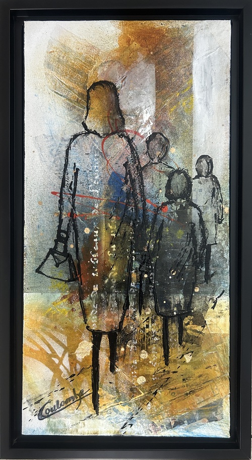 Lire entre les lignes de la la vie.  16x8