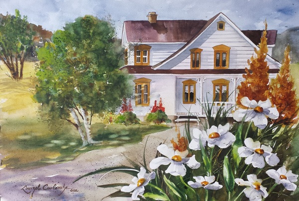 regard sur la tranquilité  15 x 22