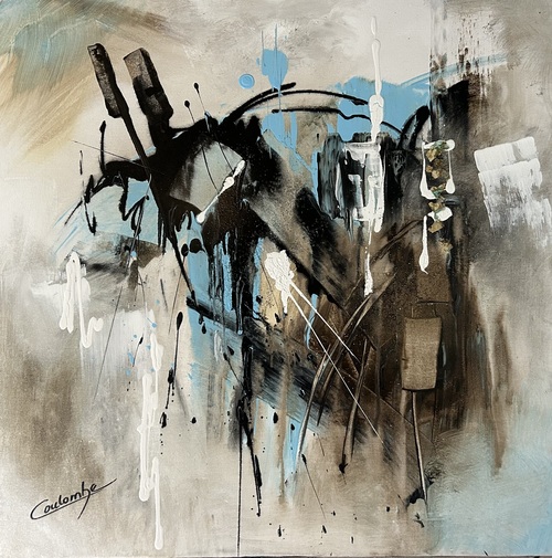 Le bleu du ciel.  24 x 24
À la galerie Guylaine Fournier