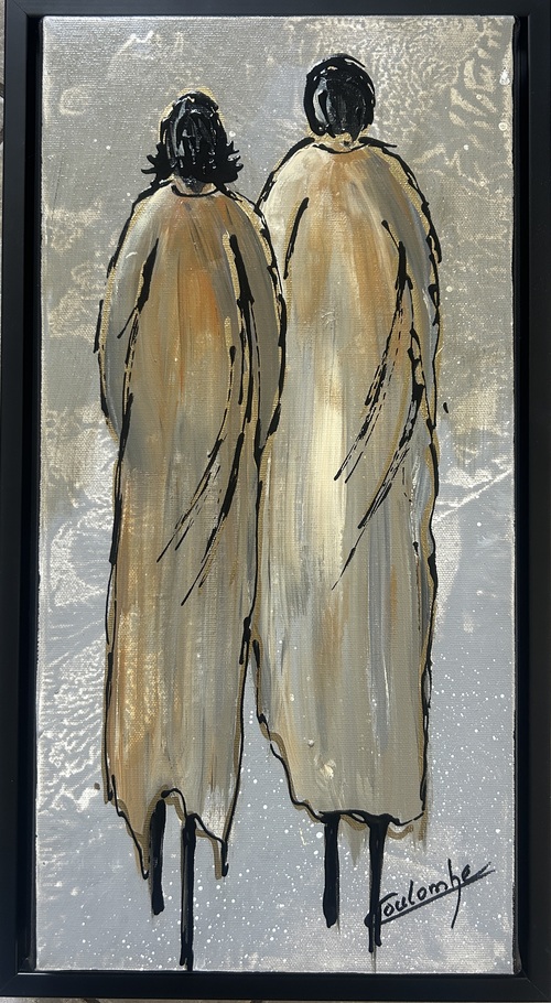 Balade à deux.  16x8