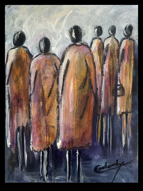 Toutes à la même réunion. 12x9