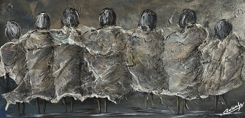Ensemble pour le bain de minuit.  15 x 30
À la galerie 500 Richelieu