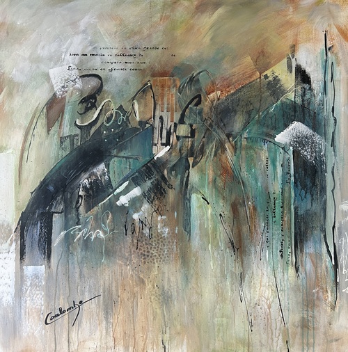 Chargée d’émotions 36 x 36