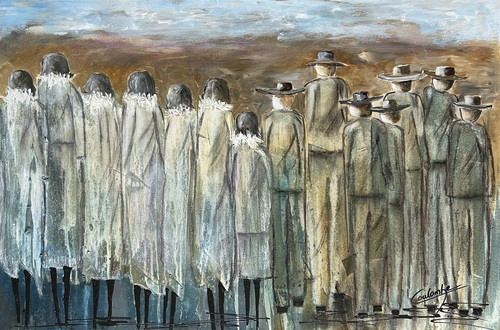 A chacun,sa chacune.  24x36