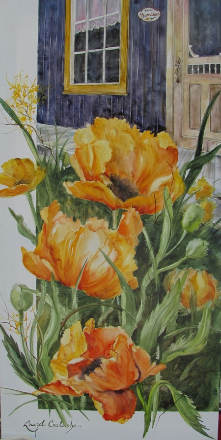 Bienvenue (2) 20 x 40 vernie
