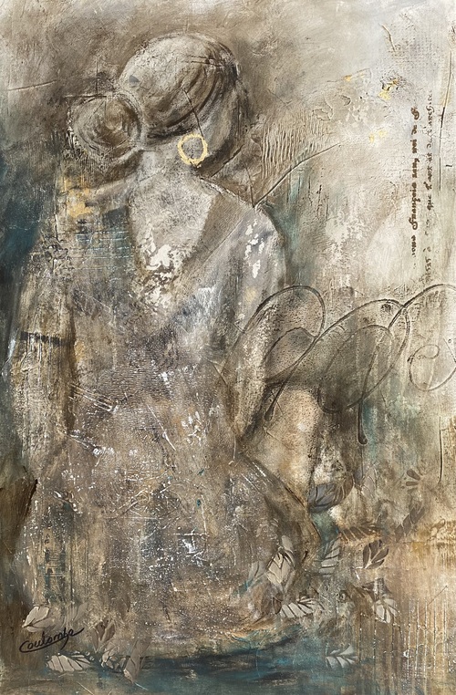 La belle gitane.  24 x 36
À la galerie Guylaine Fournier