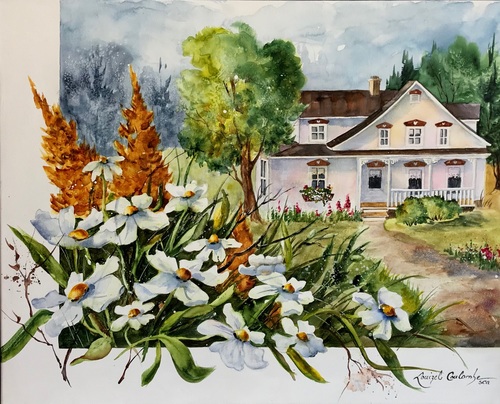 Blanc sur blanc   24 x 30