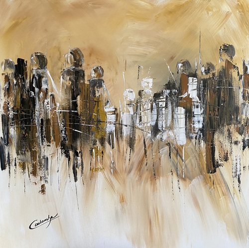 Symphonie.  36 x 36
À la galerie 500 Richelieu