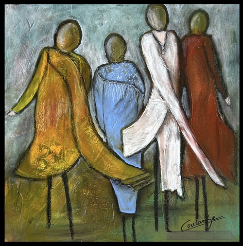 Prêtes pour le défilé.  20x20