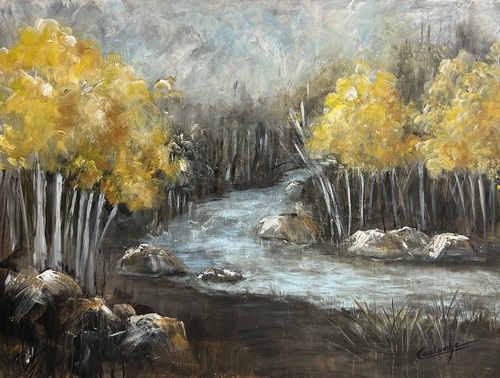 Déversement. 36x48