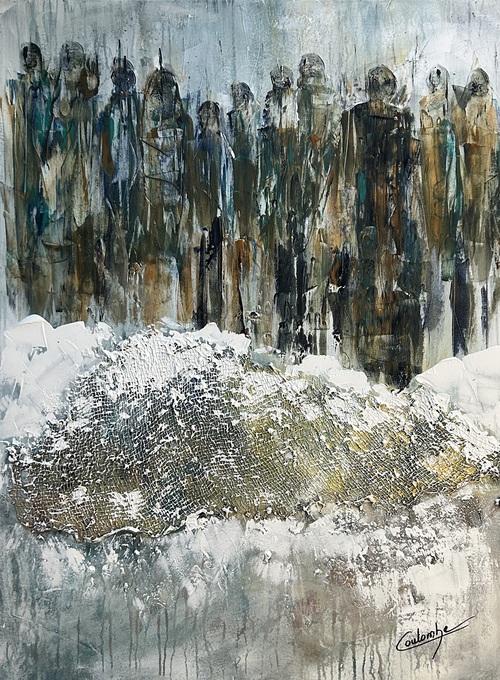 Monter plus haut pour voir plus loin.  40x30