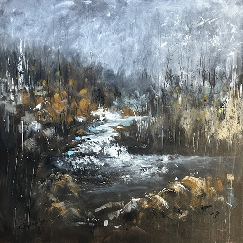Jaillissement.  40x40