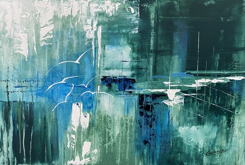 Survol marin.   24x36