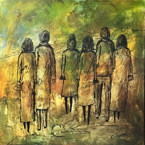 Nos chemins se croisent. 36x36